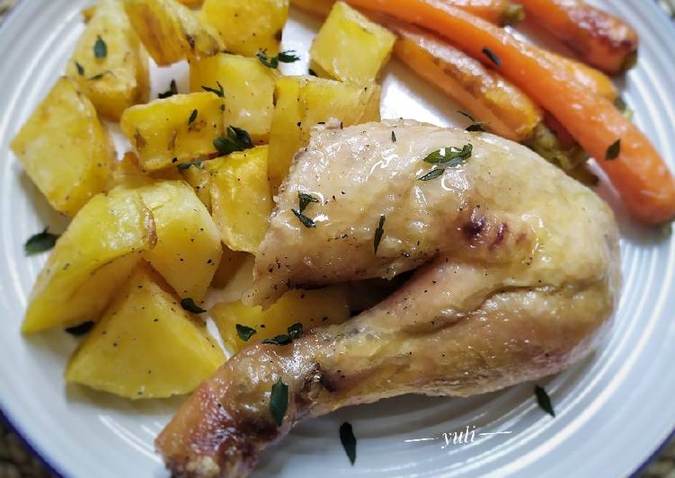 Cara Gampang Menyiapkan Ayam panggang super simple tapi super tasty yang Lezat Sekali