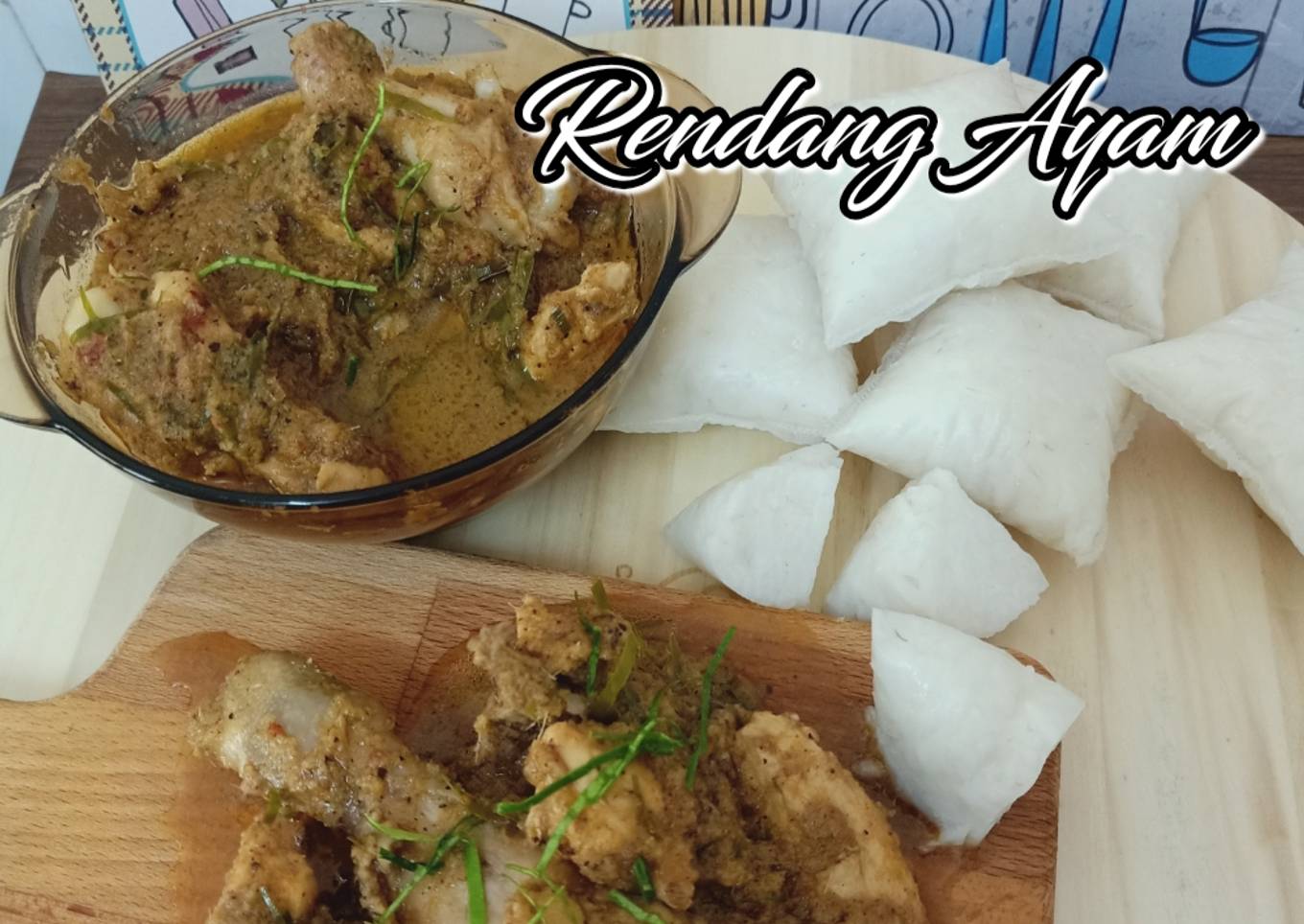 Parutan ayam sederhana