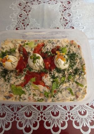 Gombás🌻🌿 Zöldséges🍄 tojásos kapros egytálétel 1288 recept fotója