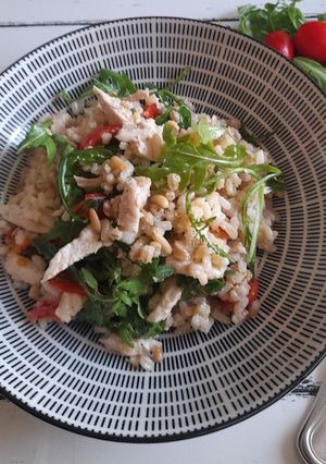 Foto di Insalata di farro e pollo