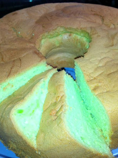 Foto resep chiffon cake pandan