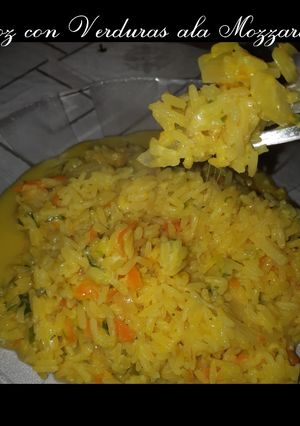 Una foto de Arroz con Verduras ala Mozzarella