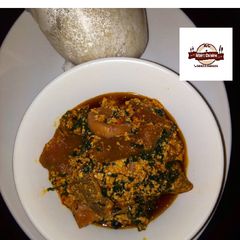 A picture of Egusi soup.