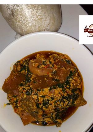 A picture of Egusi soup.