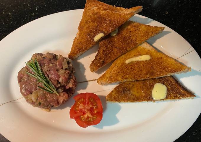 Step-by-Step Guide to Make Super Quick Homemade Steak Tartare - Spicy