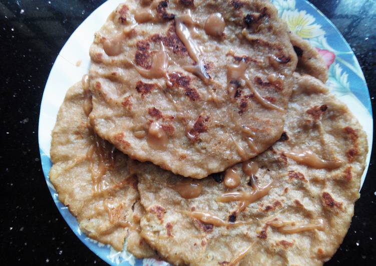 Recipe of Yummy Wheat Sweet Orotti/ Meeta Parata