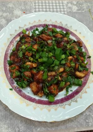 صورة لوصفة دجاج بالحمر