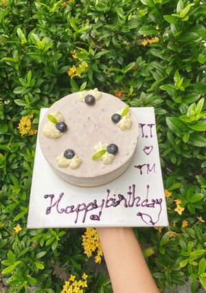 Hình của món Cheesecake Việt quất.