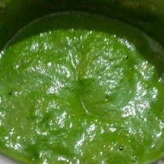 A picture of Hara chana ki spicy chutney.