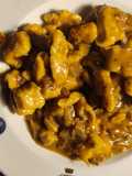 Bocconcini di pollo allo champagne con zafferano