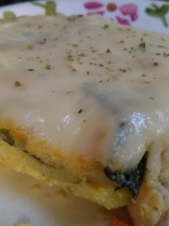 Una foto de Budín de zapallo italiano y pollo
