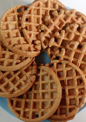Foto resep (Sourdough Discard) Mini Choco Waffles