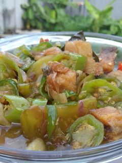 Foto resep Ikan asin cabe ijo