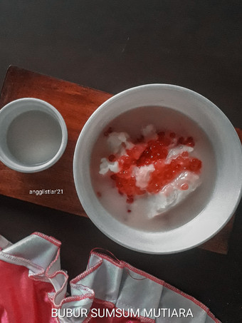 Resep Bubur Sumsum Mutiara (dengan fiber creme) Menu Enak Dan Mudah Dibuat