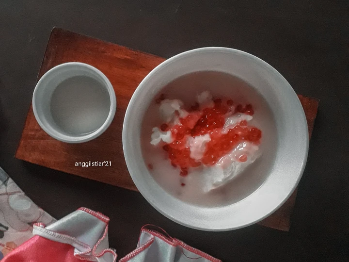 Langkah Mudah untuk Membikin Resep Bubur Sumsum Mutiara (dengan fiber creme) yang Bikin Ngiler Anti Ribet, Lezat Sekali