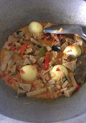 Foto resep Gudeg Nangka simple