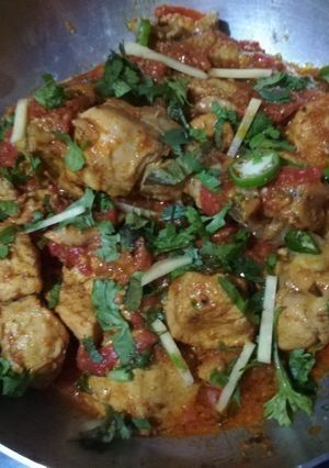 A picture of Chicken Karhai.