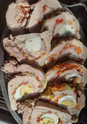Una foto de Falso matambre arrollado 😋