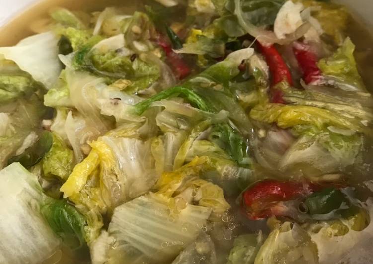 Langkah Mudah untuk Menyiapkan Tumis sawi putih, Bikin Ngiler