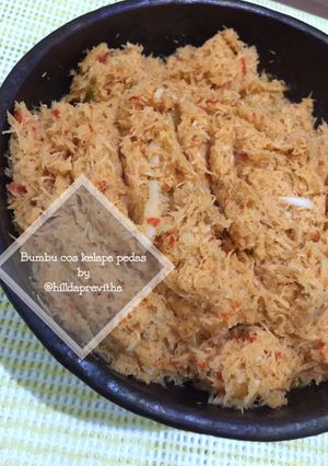 Foto resep Bumbu cos kelapa pedas