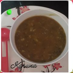 A picture of Green Moongal dal.