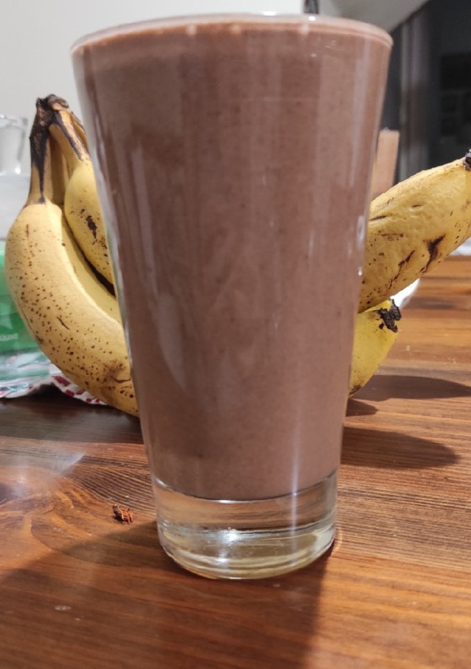 Φωτογραφία της συνταγής Σοκολατένιο smoothie με γάλα αμυγδάλου