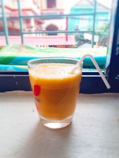 Hình của món Sữa bí đỏ.