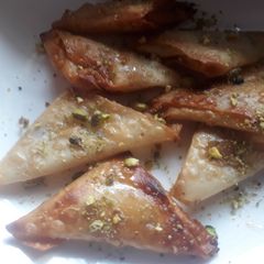 A picture of Nutty Samosa.