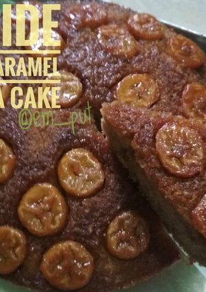 Foto resep Upside_down caramel banana cake #4
