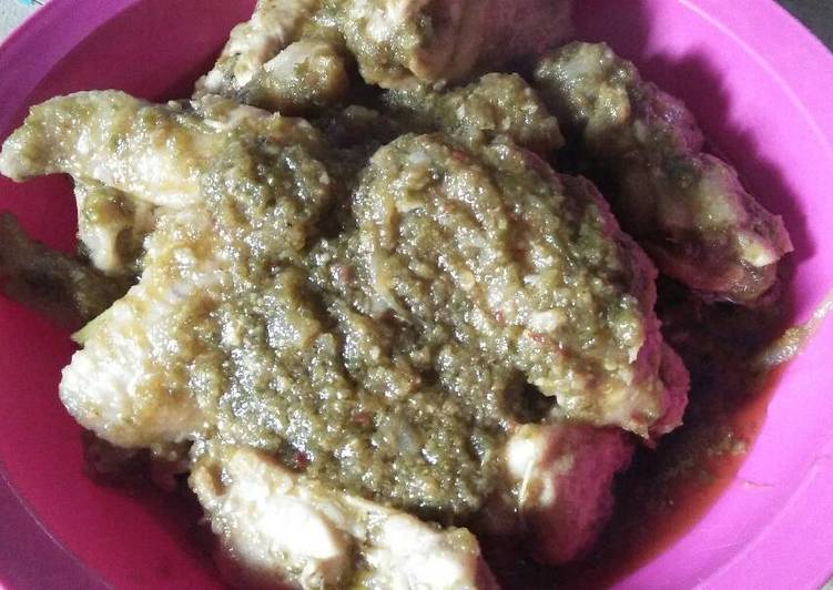 Sayap ayam lombok ijo