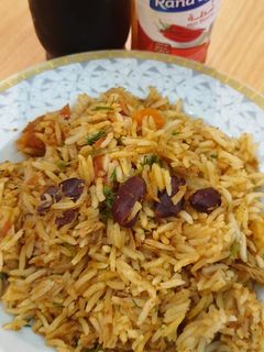 صورة لوصفة رز بالتونه