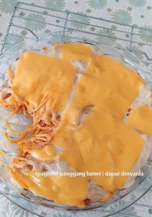 Foto resep Spaghetti panggang lumer