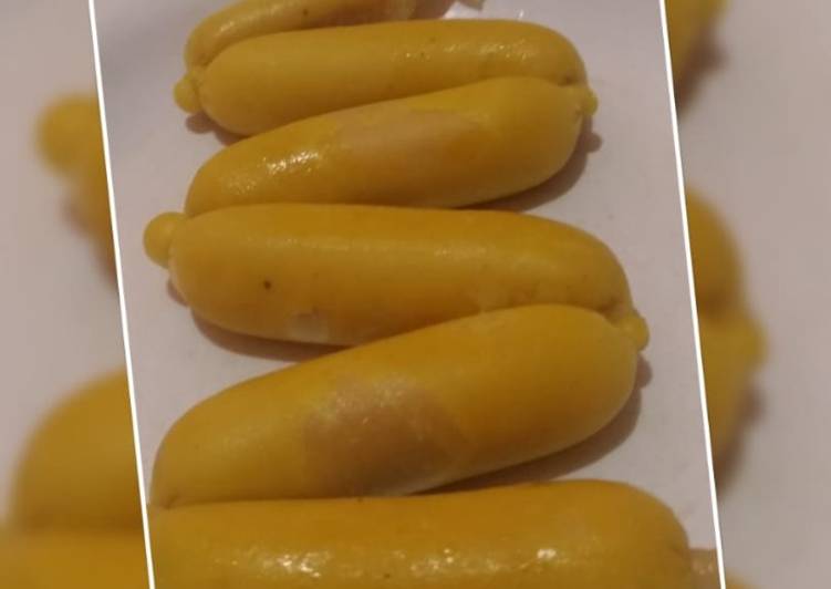 Resep Sosis Ayam bung kotel (bunga kol dan wortel) #kapsulajaib, Enak