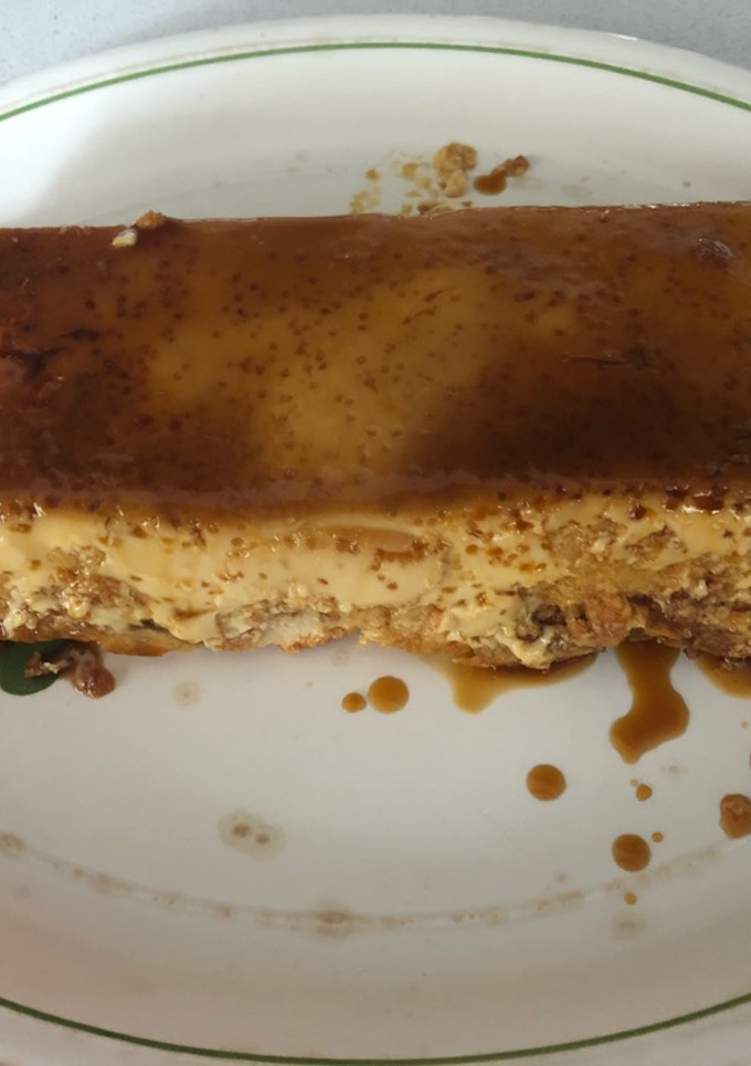 Una foto de Pudín de bizcocho