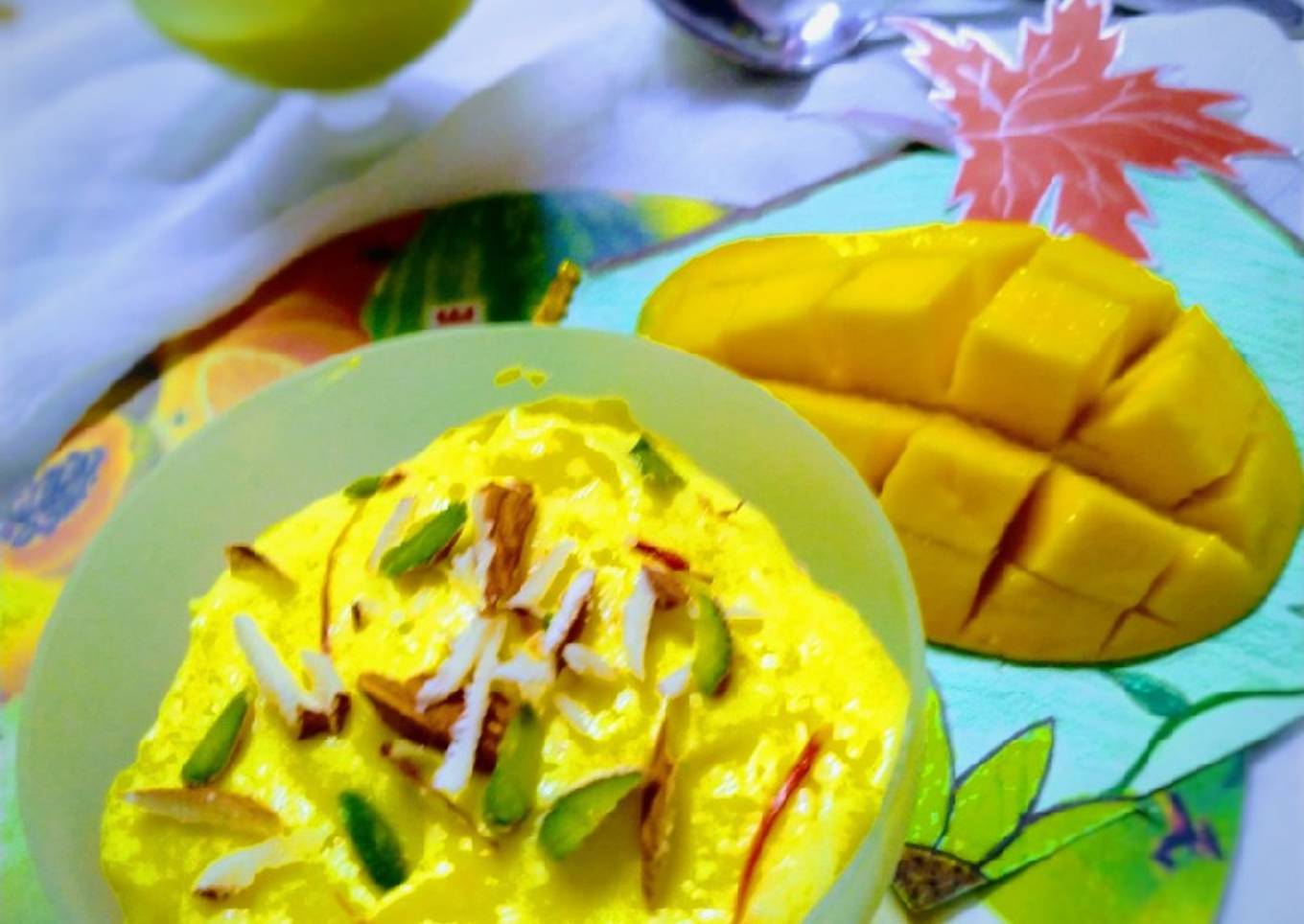 Creamy mango shrikhand