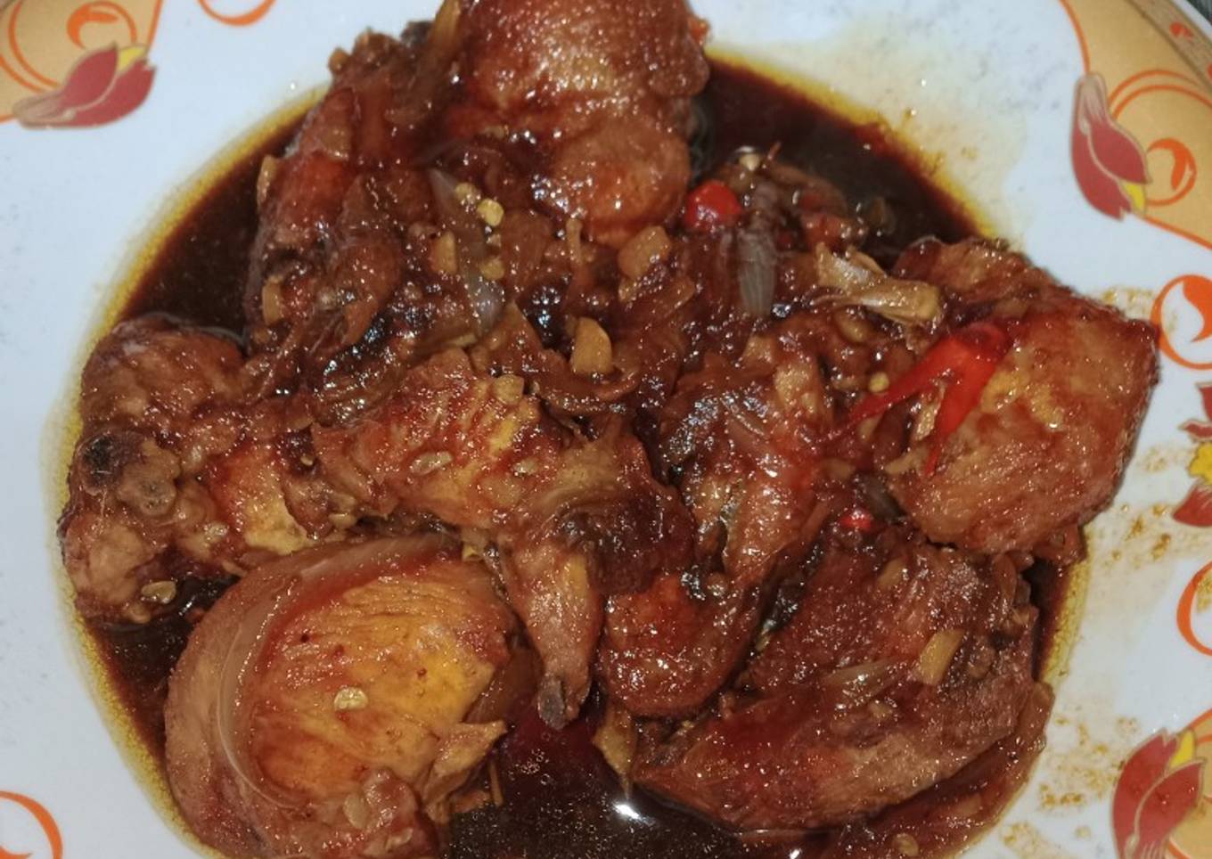 Ayam goreng tumis kecap simple dan enaknya nampolllll🔥