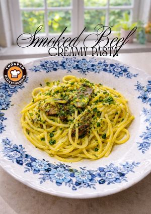 Gambar Smoked Beef Creamy Pasta