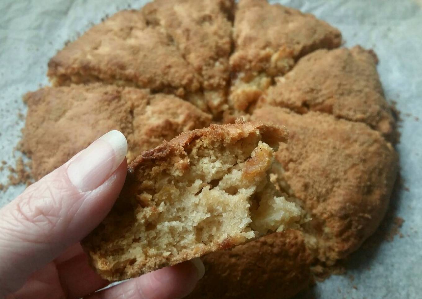 Vickys Apple Scones, GF DF EF SF NF