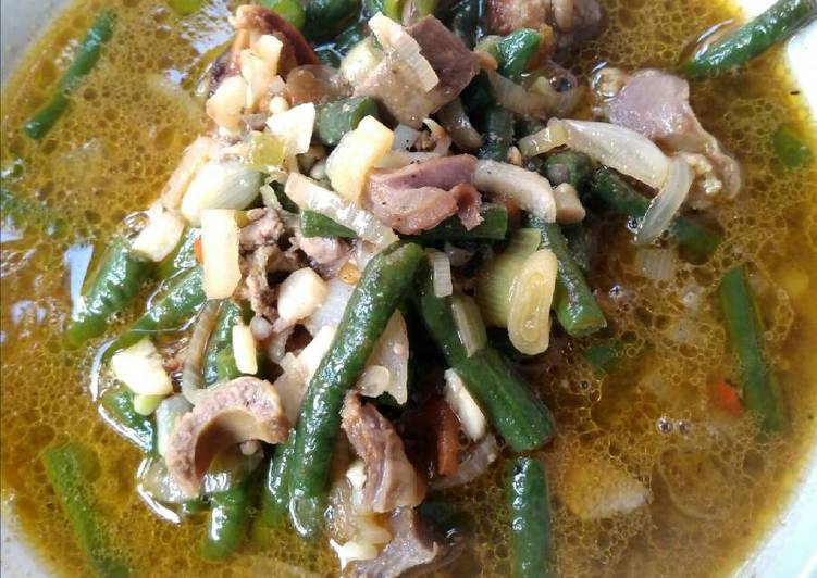 Resep Gulai Kacang Panjang Ati Ampela yang Lezat