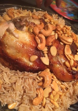 صورة لوصفة كبسة بالدجاج