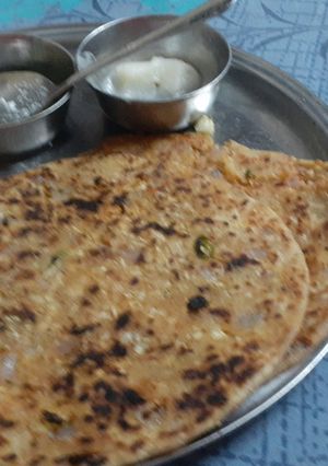 मिक्स वेज पराठा (mix veg paratha recipe in Hindi) रेसिपी मुख्य फोटो