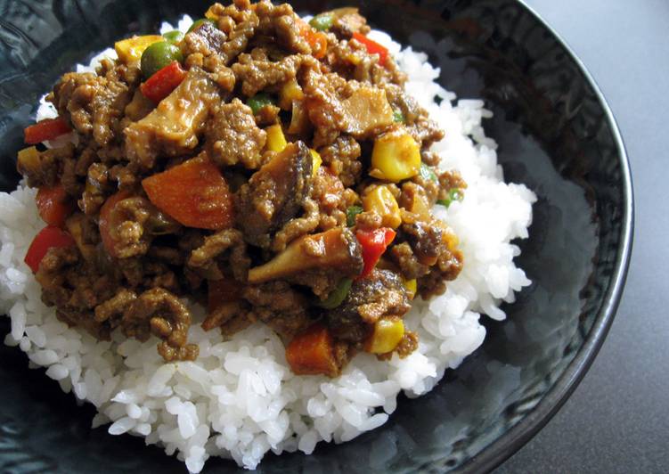 Recipe of Speedy Curry Soboro