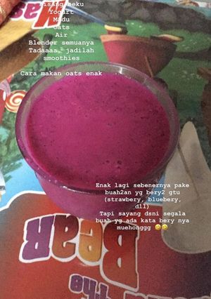 Foto resep Smoothies Naga