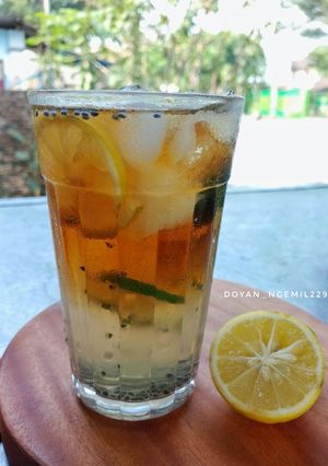 Foto resep Es Teh Kampul Jeruk Nipis