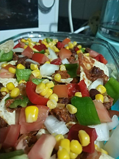 Una foto de Nachos Panchos (vegetarianos)