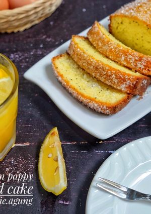 Foto resep Lemon poppy seed cake