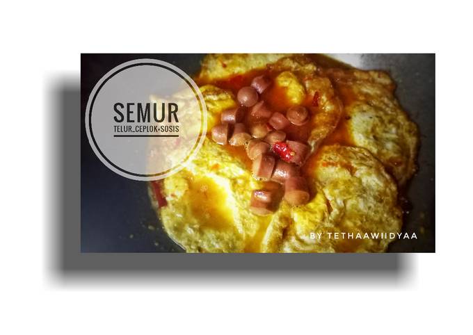 Semur Telur Ceplok + Sosis Tanpa kecap #60 #BikinRamadanBerkesan