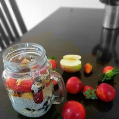 A picture of Chia fruit salad.