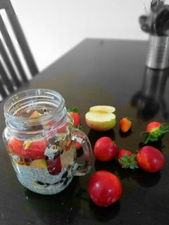 A picture of Chia fruit salad.