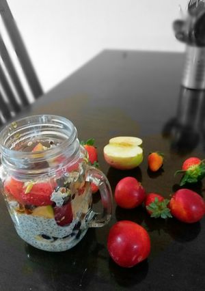 A picture of Chia fruit salad.